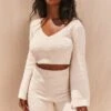 Wide Sleeve Cosy Lounge Top In Ivory 2 Wide Sleeve Cosy Lounge Top In Ivory -Glam Dress Store 2993 2 easy does it ivory over sized deep v wide sleeve crop top high waisted cycling shorts cosy two piece 21567a04 6c6f 48fa 8b15 af8c3fe68306