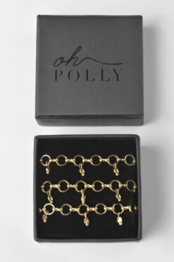 Shakira O-Ring Beaded Belly Chain In Gold -Glam Dress Store 3102 2 shakira gold hoop belly chain