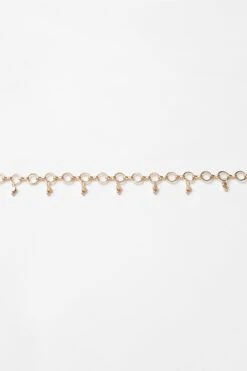 Shakira O-Ring Beaded Belly Chain In Gold -Glam Dress Store 3102 5 shakira gold hoop belly chain