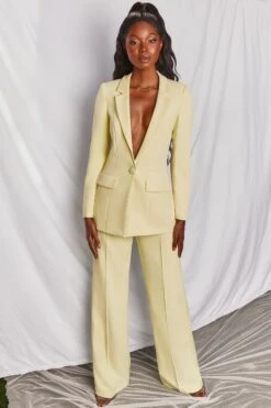 Wide Leg Trousers In Yellow 15 Wide Leg Trousers In Yellow -Glam Dress Store 3196 7 power house yellow tailored wide leg trouser blazer suit set 1 a153afbf 37e1 4c99 b99e 820bdd9bf2dc