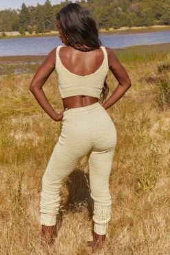 Cosy Tie Front Crop Top In Yellow -Glam Dress Store 3338 cute doing nothing 3342 lounge club 12 yellow tie front cosy lounge crop top leggings two piece set 0d551deb cc4a 4a40 9890 e8bf867f0207