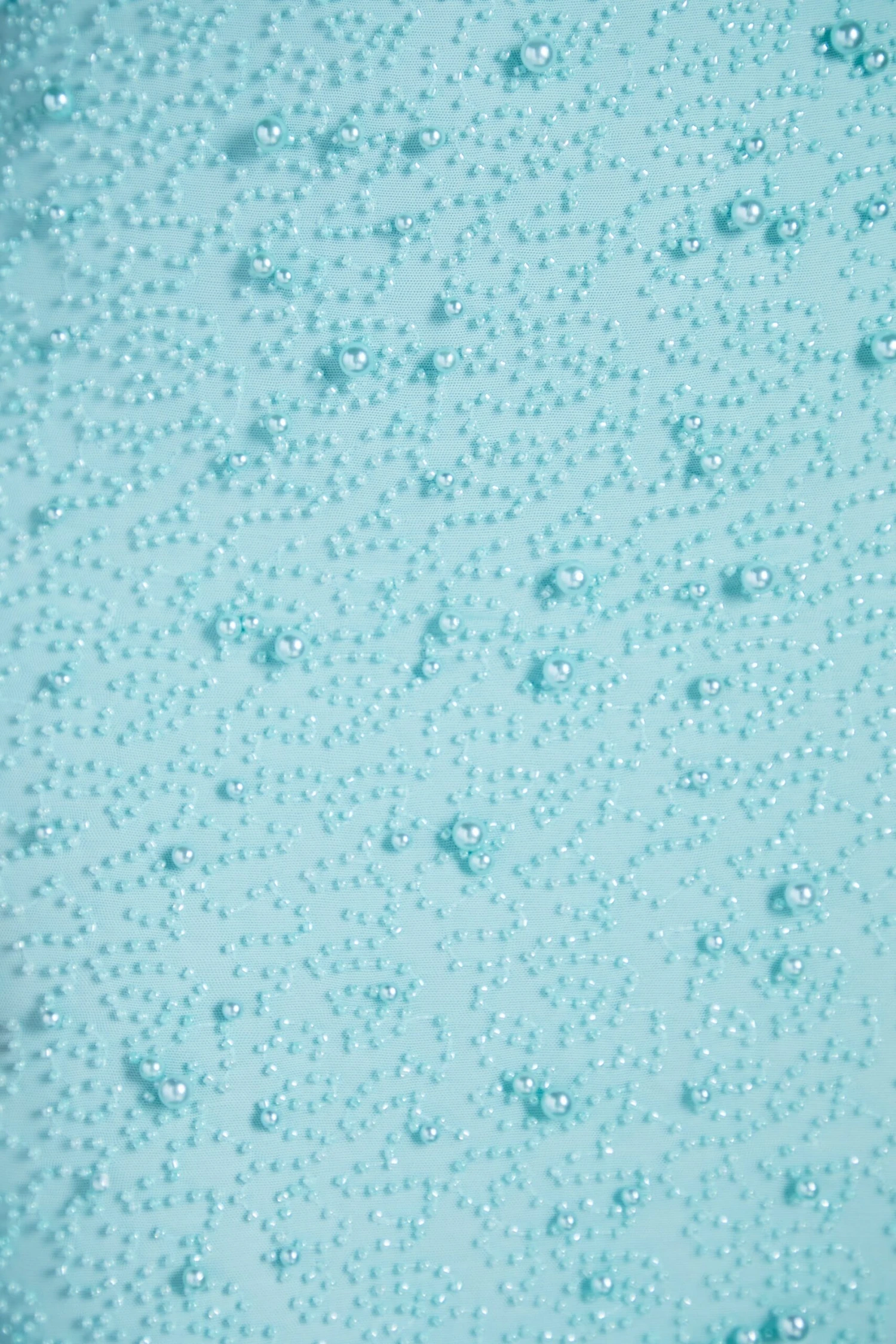 Embellished Mesh Mini Skirt In Aqua 10 Embellished Mesh Mini Skirt In Aqua - Image 8