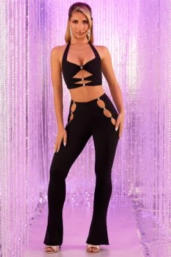 Cut Out Leggings In Black 18 Cut Out Leggings In Black -Glam Dress Store 4684 4694 2 spectrum under the spotlight black cut out top cut out leggings 2