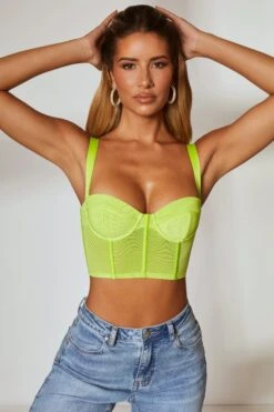 Corset Crop Top In Lime -Glam Dress Store 5728 2 Borderline Lime Corset Topcopy a4f042a2 f8ec 4f21 93ff 52abec8edbaf
