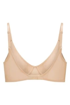 Soft Mesh Single Layer Underwired Bra In Beige 15 Soft Mesh Single Layer Underwired Bra In Beige -Glam Dress Store 6112 Beige Back ac4ee47f 071b 4961 a198 27633df30bb5