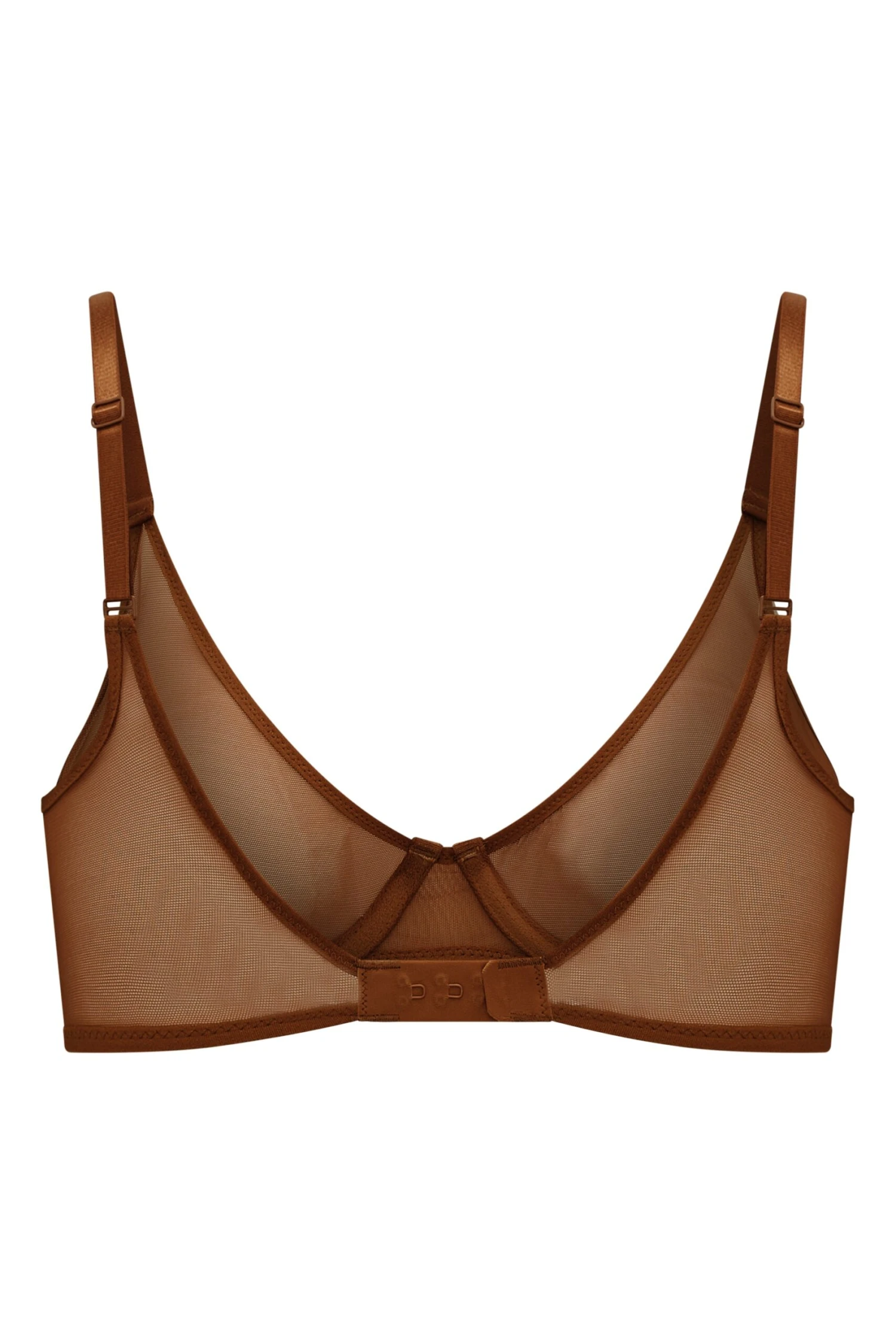 Soft Mesh Single Layer Underwired Bra In Chestnut 8 Soft Mesh Single Layer Underwired Bra In Chestnut - Image 6