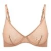 Soft Mesh Single Layer Underwired Bra In Warm Peach 1 Soft Mesh Single Layer Underwired Bra In Warm Peach -Glam Dress Store 6112 WarmPeach Front 850b55e8 fae1 4d4f b4f2 190003dc6df0