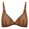 Soft Mesh Single Layer Triangle Bra In Chestnut -Glam Dress Store 6114 Chesnut Front 73b55b85 756c 43a8 8cf0 7e83b9041e33