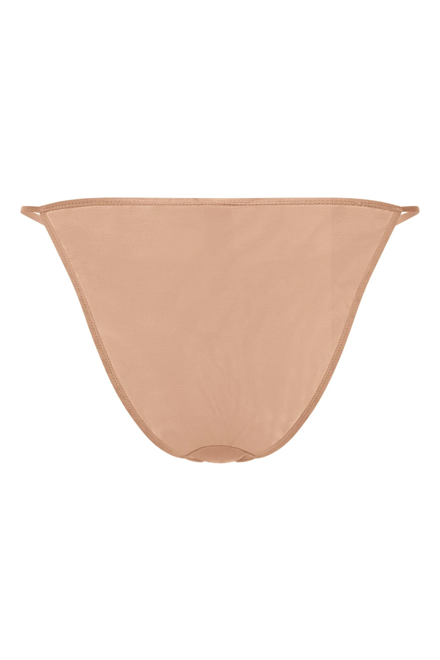 Soft Mesh String Bikini In Warm Peach 8 Soft Mesh String Bikini In Warm Peach - Image 6