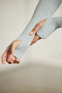 Long Sleeve Square Neck Mini Dress In Mint -Glam Dress Store 6302 2 Green Wide Straight Neck Mini Dress With Sleeves