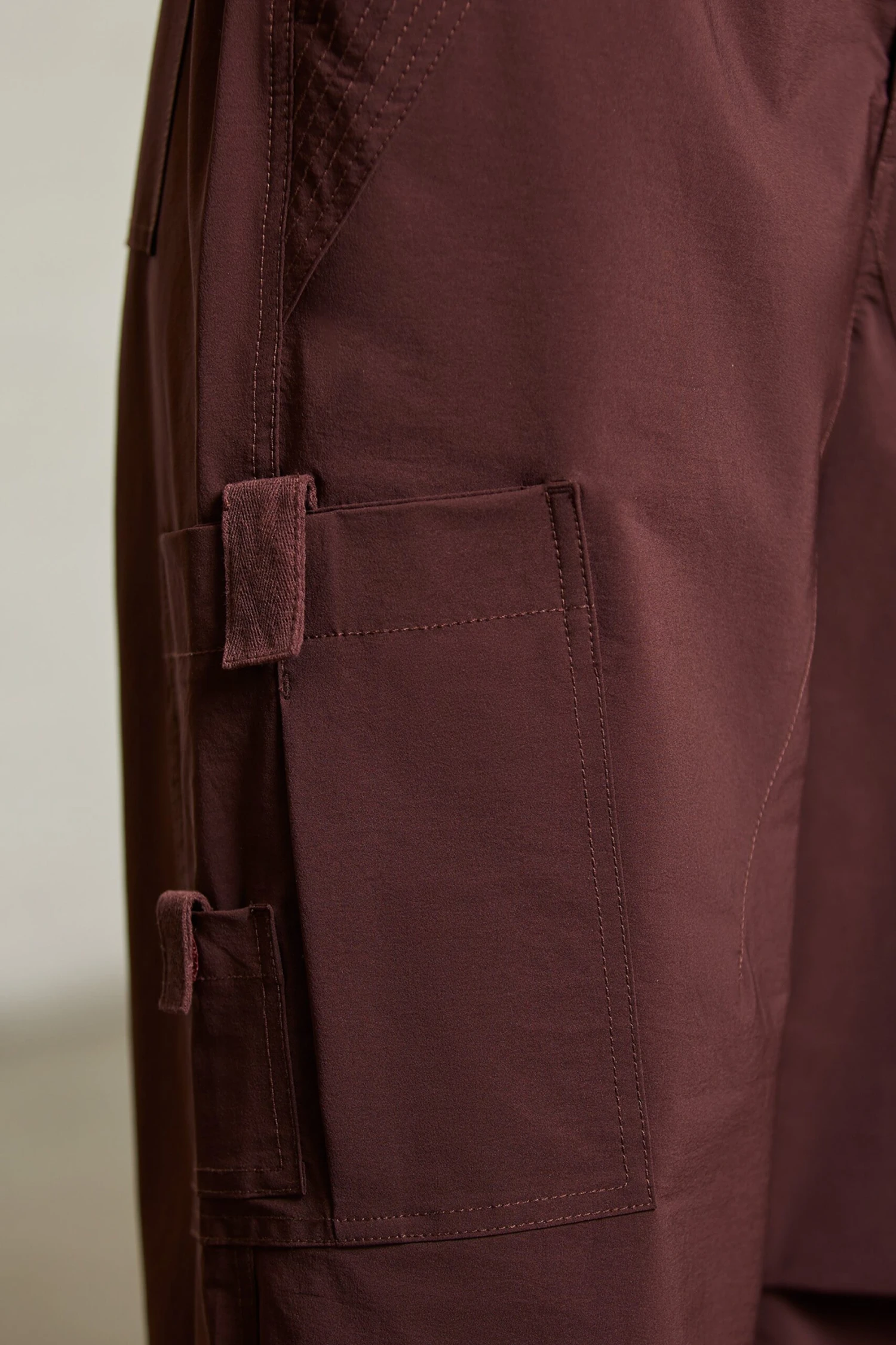 Wide Leg Cargo Trousers In Brown 10 Wide Leg Cargo Trousers In Brown - Image 8