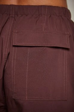 Petite Wide Leg Cargo Trousers In Brown -Glam Dress Store 6540 6718 4 Chocolate Brown Knitted Bra Crop Top Cargo Trousers e1fbbad7 9746 424d a3a8 ef2246705ba3