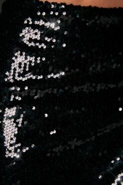 Flat Sequin Thigh Split Maxi Skirt In Black -Glam Dress Store 6707 6715 8 Black Tube Top Maxi Skirt With Split 110e2dd1 2a77 4971 8c5f ecc180847145