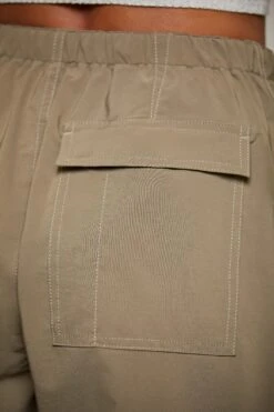 Petite Wide Leg Cargo Trousers In Green -Glam Dress Store 6713 6718 4 Alloy Green Overlap Bandeau Top Cargos 6f953bf1 acf7 45b4 843c 3b27d1b05cc7