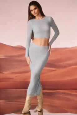 Embellished Low Rise Maxi Skirt In Aqua 20 Embellished Low Rise Maxi Skirt In Aqua -Glam Dress Store 6928 6929 4 Dixon Roxi Aqua Long Sleeve Top Low Rise Maxi Skirt 6920cb99 62ee 47b5 92be 2dcf01ad000f