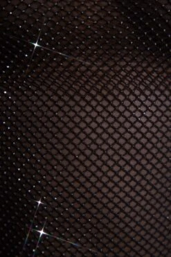 Embellished Long Sleeve Cowl Back Mini Dress In Black -Glam Dress Store 6933 9 Black Cowl Back Dress