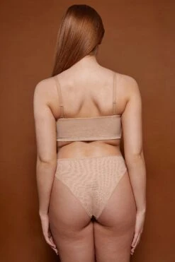 Soft Mesh Brief In Warm Peach -Glam Dress Store 7162 6132 2 Warm Peach Bandeau Bra Briefs 79c9a389 14af 4166 8aca f8f8837d7938