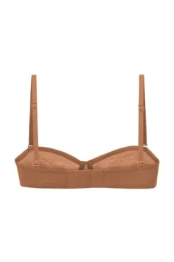 Soft Mesh Strapless Bra In Honey -Glam Dress Store 7163 Honey BACK c4c1cd67 015f 417a 80c9 ea6a32fd6e9d