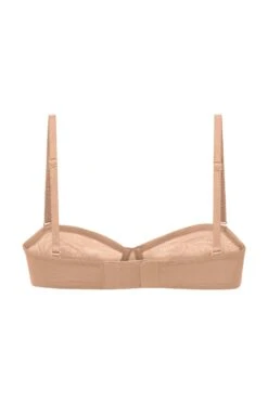 Soft Mesh Strapless Bra In Warm Peach -Glam Dress Store 7163 WarmPeach BACK 29b61b0a 6b36 4c76 a714 d3ae8a136279