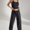 Oversized Joggers In Washed Black -Glam Dress Store BT0507 3 Prime Washed Black Oversized Joggers
