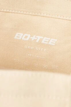 Medium Canvas Tote Bag In Beige 15 Medium Canvas Tote Bag In Beige -Glam Dress Store BT0742 4 Sport Beige Tote Bag