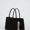 Tote Bag In Black 2 Tote Bag In Black -Glam Dress Store MAINBT0630 2 Black Tote Bag